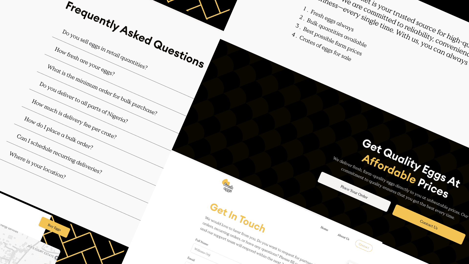 Fresh Eggs Market Website