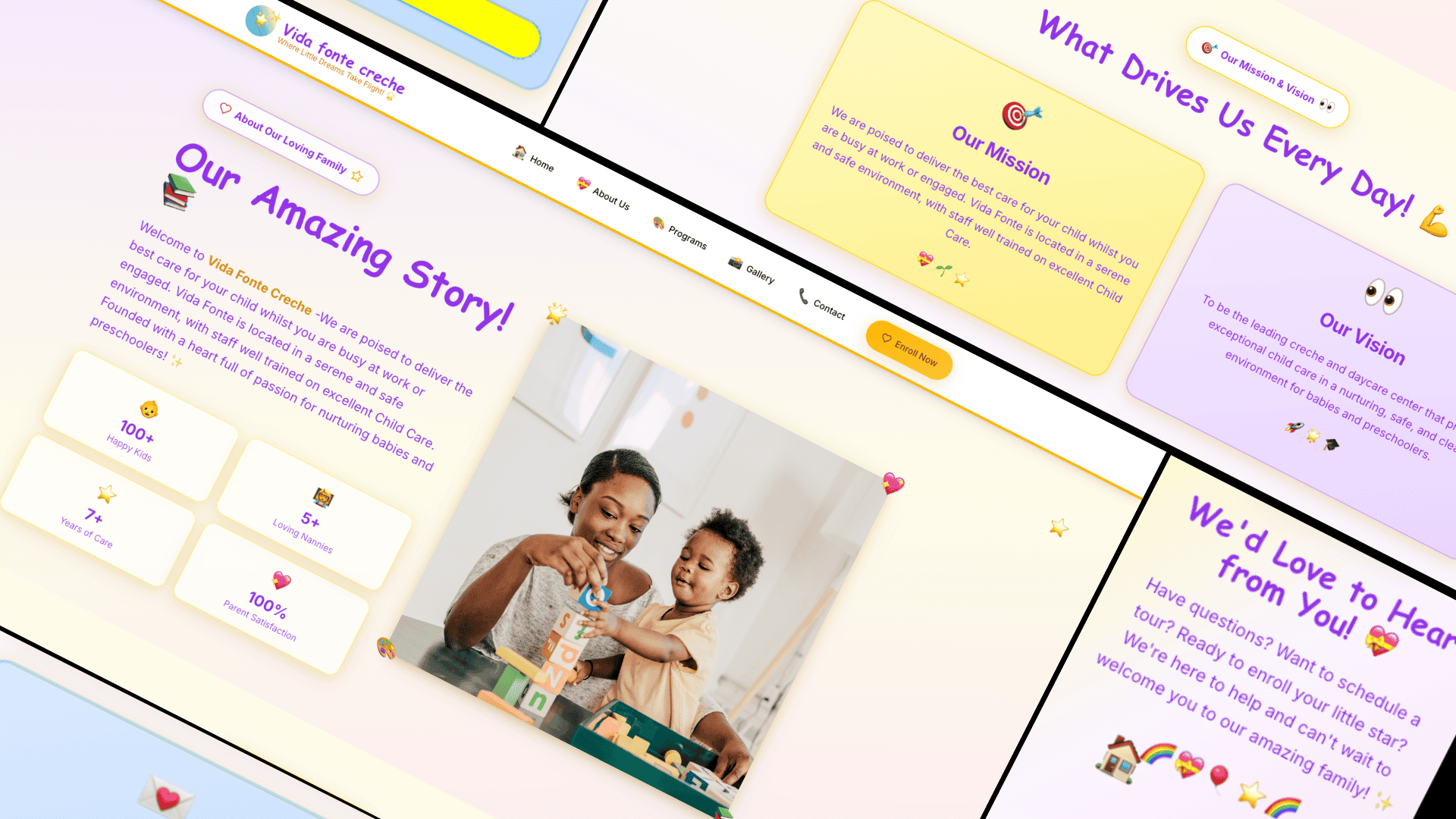 Vida Fonte Creche School Website